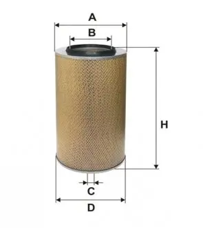 93369E Элемент фильт. возд. КАМАЗ ЕВРО 93369E (пр-во WIX-Filtron) WIX FILTERS подбор по vin на Brocar
