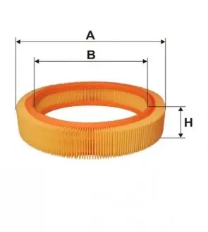 WA6384 Фільтр повітряний WIX FILTERS підбір по vin на Brocar