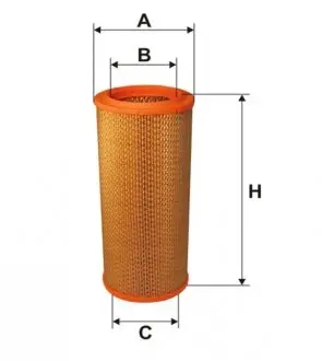 WA6435 Фільтр повітряний WIX FILTERS підбір по vin на Brocar