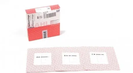 02182N0 Кільця поршневі Renault R5/R9/R11/R19/R21 1.7i (F2N/F3N) 86-95 (81.00mm/STD) (1.75-2-3) MAHLE / KNECHT підбір по vin на Brocar