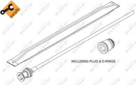 33350 Осушувач кондиціонера MB C-class (W204/S204)/E-class (W212/S212) OM651 07- NRF підбір по vin на Brocar