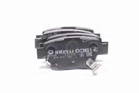 D361E Колодка торм. диск. TOYOTA COROLLA задн. (пр-во Intelli) DAFMI / INTELLI подбор по vin на Brocar