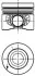 40353610 Поршень VW Caddy/Crafter 2.0TDI 10- (81.26mm/+0.25) KOLBENSCHMIDT підбір по vin на Brocar