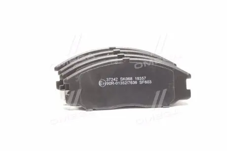 37242 Колодка торм. диск. HYUNDAI SANTA FE передн. (пр-во ABS) A.B.S. подбор по vin на Brocar