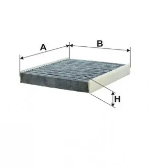 WP9357 Фільтр салону (вир-во WIX-Filtron) вугільний WP9357/K1223A WIX FILTERS підбір по vin на Brocar