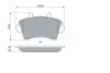 0986494031 Колодки тормозные (передние) Renault Master 98- R16&quot; BOSCH підбір по vin на Brocar