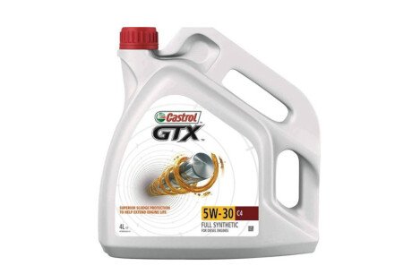 15C8AD Олива GTX 5W-30 C4 (4L) CASTROL підбір по vin на Brocar