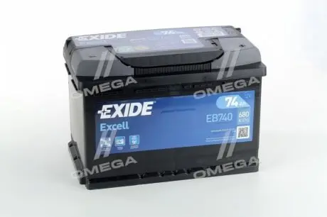EB740 Акумулятор EXIDE підбір по vin на Brocar