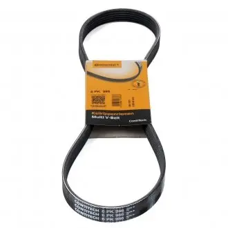 6PK986 Ремінь генератора BMW 1 (F20/F21)/3 (F30/F80) 1.6i 11-/Honda Civic VII/FR-V 1.7i 01- CONTITECH підбір по vin на Brocar