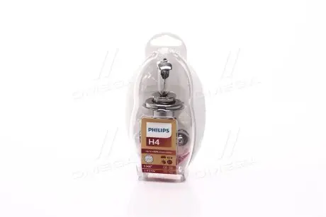 55473EKKM Лампа ФАРНА (набір) H4 12V 60 / 55W P43t (пр-во Philips) PHILIPS підбір по vin на Brocar