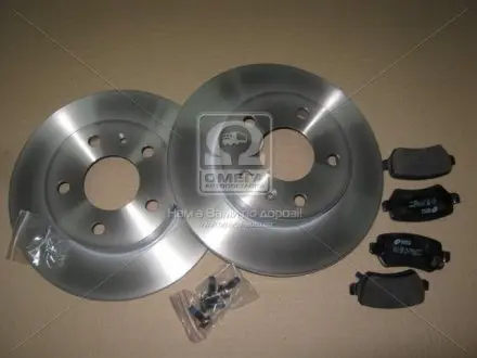 895700 Комплект тормозной задн. OPEL ASTRA G -05 (пр-во REMSA) REMSA підбір по vin на Brocar