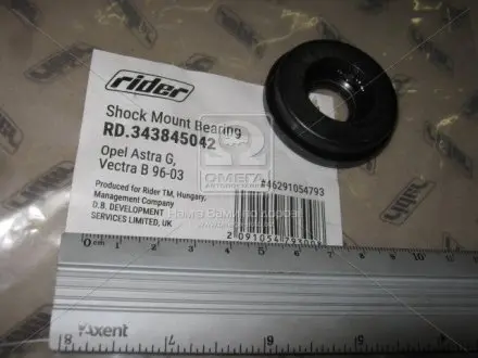 RD343845042 Подш. опори аморт. OPEL ASTRA G, VECTRA B 96-03 (RIDER) RIDER підбір по vin на Brocar