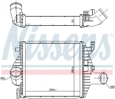 96894 Інтеркулер MERCEDES VITO I W 638 (96 -) (пр-во Nissens) NISSENS підбір по vin на Brocar
