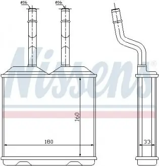 72634 Пічка OPEL (вир-во Nissens) NISSENS підбір по vin на Brocar