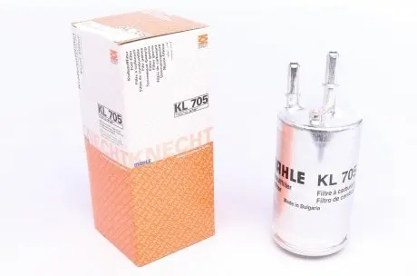 KL705 Фільтр паливний Volvo S60/S80/V40/V60/V70 06- (h=139mm) MAHLE / KNECHT підбір по vin на Brocar