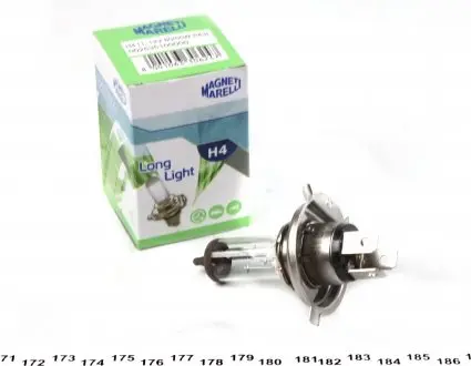 002535100000 Автолампа Magneti Marelli 002535100000 H4 P43t 55 W 60 W прозрачная MAGNETI MARELLI підбір по vin на Brocar