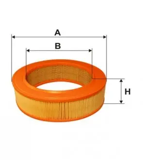 WA6386 Фільтр повітряний WIX FILTERS підбір по vin на Brocar