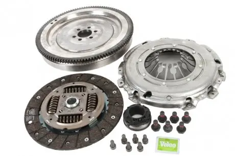 835026 Демпфер + комплект зчеплення Audi A6/VW Passat 1.9 TDI 00-05 (+вижимний) d=240mm (z=23) VALEO підбір по vin на Brocar