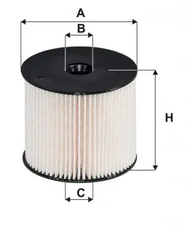 WF8256 Фильтр топл. CITROEN WF8256/PE816/4 (пр-во WIX-Filtron) WIX FILTERS подбор по vin на Brocar