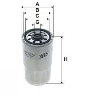 WF8270 Фільтр топл. BMW E34 (вир-во Wix-Filtron) PP940/2/WF8270 WIX FILTERS підбір по vin на Brocar