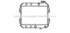 RTA2290 Радиатор охлаждения RENAULT LAGUNA II (01-) (пр-во AVA) AVA COOLING підбір по vin на Brocar