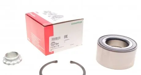 713667790 Підшипник маточини (передньої) BMW 3 (E90/E91/E92)/5 (E60/E61)/X3 (E83)/X5 (E53) 00- (49x90x45) FAG підбір по vin на Brocar