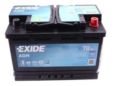 EK700 Акумулятор EXIDE підбір по vin на Brocar