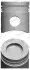 Поршень MAN 128.0 D2865/D2866 EURO 1 87- (пр-во Nural) 87-283100-00