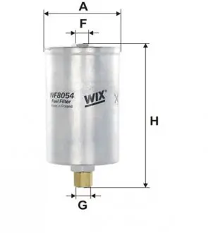 WF8054 Фильтр топл. AUDI, VW WF8054/PP849 (пр-во WIX-Filtron) WIX FILTERS подбор по vin на Brocar