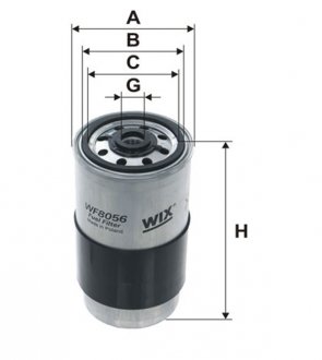 WF8056 Фильтр топл. AUDI, VW WF8056/PP850 (пр-во WIX-Filtron) WIX FILTERS подбор по vin на Brocar