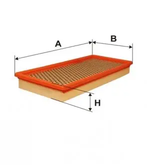 WA6580 Фільтр повітряний WIX FILTERS підбір по vin на Brocar