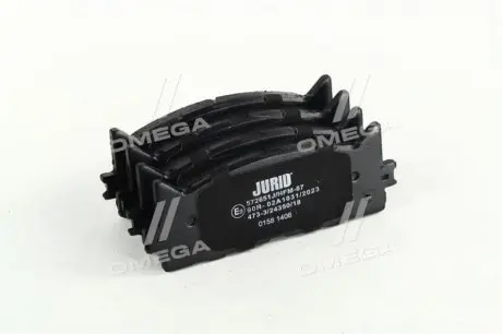 572651J Колодка торм. диск. TOYOTA CAMRY передн. (пр-во Jurid) JURID подбор по vin на Brocar