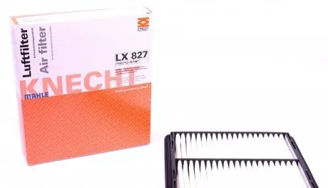 LX827 Фільтр повітряний Daewoo Lanos 1.5 MAHLE / KNECHT підбір по vin на Brocar