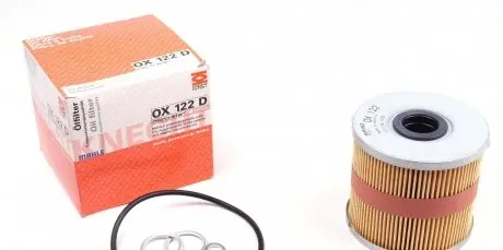 OX122D Фільтр масляний Audi A8 3.7-4.2i 94-98 MAHLE / KNECHT підбір по vin на Brocar
