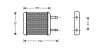 Радиатор отопителя DAEW MATIZ 0.8 MT/AT 98-(пр-во AVA) DWA6024