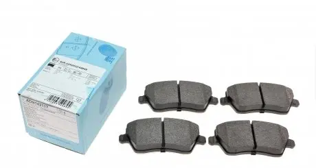 ADN142117 Колодки гальмівні (передні) Renault Kangoo 08-/Duster 10-/Megane 15-/MB Citan 1.2-2.0 12- BLUE PRINT підбір по vin на Brocar