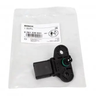 0261230031 Датчик тиску наддува VW Caddy II/III 1.4/1.6i 96- (замінено на 0 261 232 03B) BOSCH підбір по vin на Brocar