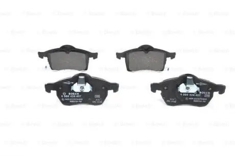 0986424457 Колодки гальмівні (передні) Opel Astra G 98-09/Zafira A 99-05/Chevrolet Astra 02-11 BOSCH підбір по vin на Brocar