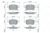 0986424457 Колодки гальмівні (передні) Opel Astra G 98-09/Zafira A 99-05/Chevrolet Astra 02-11 BOSCH підбір по vin на Brocar