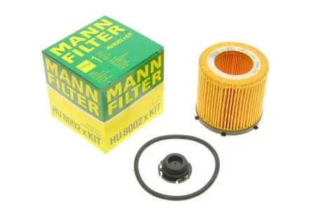 HU8002XKIT Фильтр масляный BMW 3 (F30)/5 (F10/F11) /X3 (F25) 2.0i 11- (N20/B20A) MANN подбор по vin на Brocar