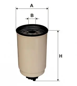 WF8052 Фильтр топливный Ford Transit 2.5D/TD -97 WIX FILTERS підбір по vin на Brocar