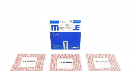 00865N0 Кільця поршневі Fiat 1.6/1.8/2.0 (84.00mm/STD) (1.5-2-3.94) (1шт - 1.5) MAHLE / KNECHT підбір по vin на Brocar