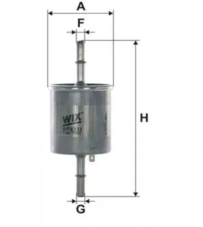 WF8333 Фільтр паливний WIX FILTERS підбір по vin на Brocar