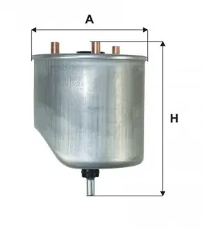 WF8460 Фільтр паливний PSA 1.6 HDI 10- (вир-во WIX-FILTERS) WIX FILTERS підбір по vin на Brocar