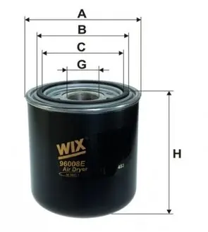 96008E Картридж влагоотделителя (TRUCK) (пр-во WIX-Filtron) WIX FILTERS підбір по vin на Brocar