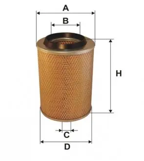 WA6071 Фильтр воздушный MB WA6071/AM407 (пр-во WIX-Filtron) WIX FILTERS подбор по vin на Brocar