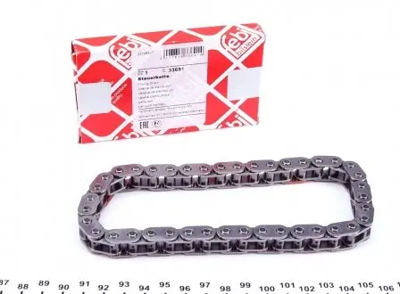 33691 Цепь ГРМ Peugeot Partner 1.6HDI 05-/ Fiat Scudo 2.0 d 99- (z=40) FEBI BILSTEIN подбор по vin на Brocar