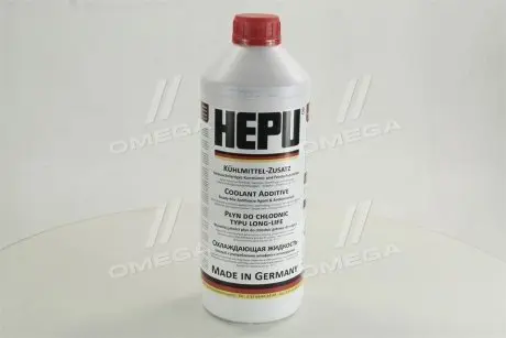 P900RMG12 Антифриз HEPU G12 READY MIX RED -37C (Канистра 1,5л) HEPU подбор по vin на Brocar