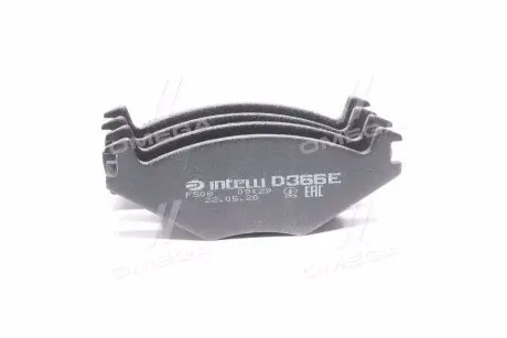 D366E Колодка торм. диск. VW POLO передн. (пр-во Intelli) DAFMI / INTELLI подбор по vin на Brocar