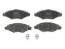 Колодка торм. диск. PEUGEOT 206 передн. (пр-во TRW) GDB1500